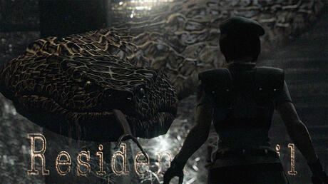 I created this thumbnail in Adobe Photoshop for a YouTube video! Resident Evil HD Remaster